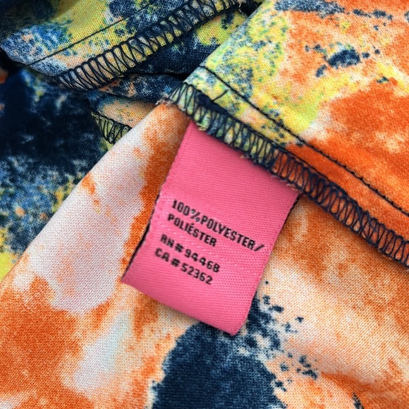 BETSEY JOHNSON WOMEN BLOUSE BELL SLEEVE MULTICOLOR Sz LARGE - Picture 11 of 14